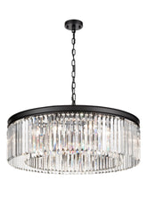 Franklite Perdita 10 light Pendant. black